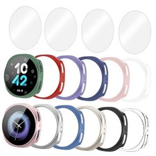 12 4 Pack Case for Samsung Galaxy Watch 8 40mm with Tempered Watch 8-40mm