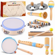 Baby Musical Instruments for Toddlers 1  3, Montessori Wooden Toddler, Wood
