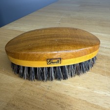 VTG Bristle Brush Wood Wooden Oval Shaped Hand Brush Grants West Germany READ