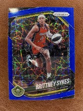 Brittney Sykes #121 2025 Panini Prizm WNBA Blue Velocity Seattle Storm