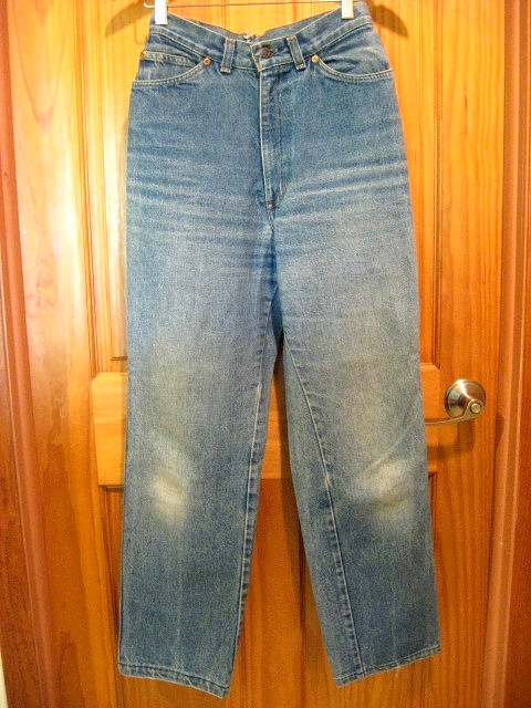 Vtg White Tag Levi's Denim Straight Leg Jeans 26" waist Womens sz 10