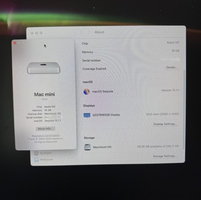 Apple Mac Mini M2 16GB 256GB