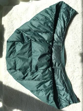 Womens down Hood - ONLY Teal Green Down
