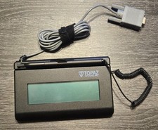 Topaz T-L462-B-R LCD 1x5 Signature Capture Pad - Serial Connection Not USB 
