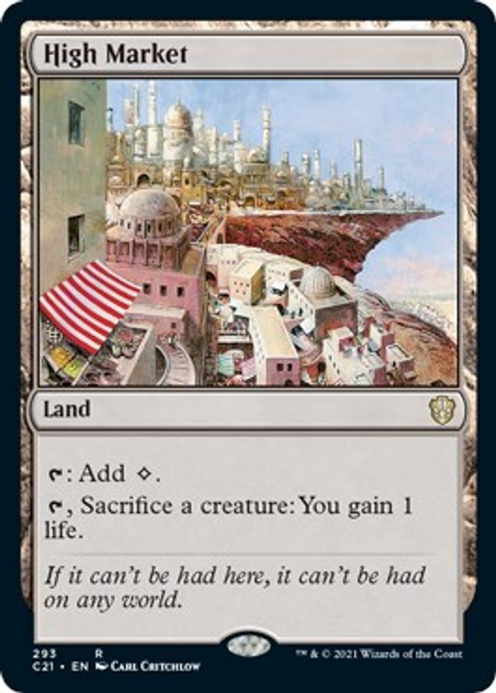 High Market 293 MTG Commander 2021 R NM
