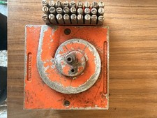 Metal Work Scroll Former and Letter Punch Set. Vintage.