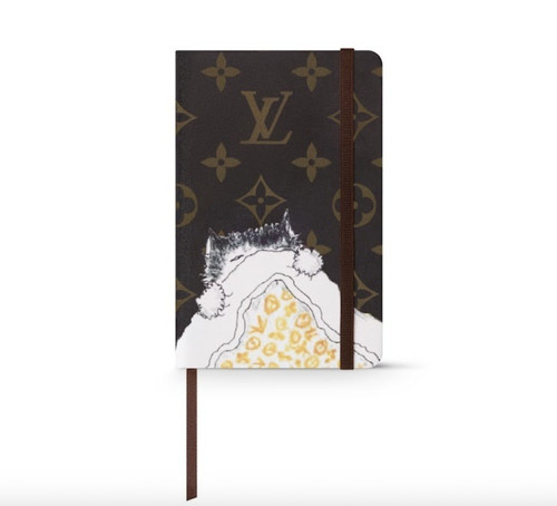 Louis Vuitton x Grace Coddington Cat Notebook PM Jane Monogram Limited NEW