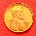 1947-P Lincoln Wheat Cent Penny GEM RED BU From an Original Bank Roll