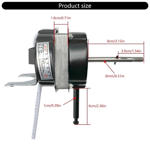 60W Electric Fan Motor Table Fan Floor Fan Motor Replacement for Household - Picture 8 of 8