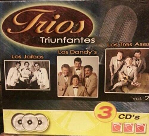 Los Jaibos,Los Dandys,Los Tres Ases Trios Triunfantes 2 3CD Boxset New Sealed - Picture 1 of 4