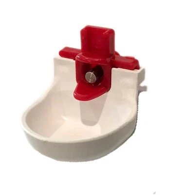RNL RABBITNIPPLES 10 Horizontal Nipples w/ drip cup Side Mount Poultry Chicken Drinker Waterer