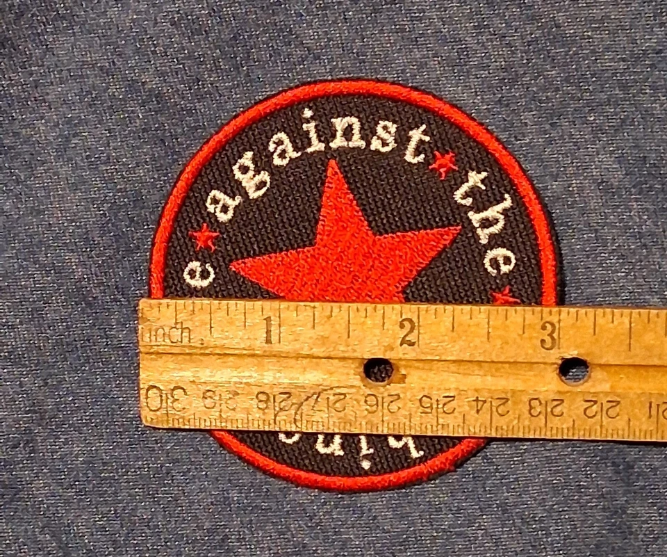 RAGE AGAINST THE MACHINE Patch Iron High-Quality USA Seller Rap Metal 90s Tool - Image 2 of 2