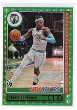 21-22 Hoops Base #156 Dennis Schroder Celtics - 75th Anniversary #/75