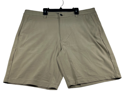 Members Mark Performance Shorts Mens size 38 Tan Stretch Casual 5 Pockets New