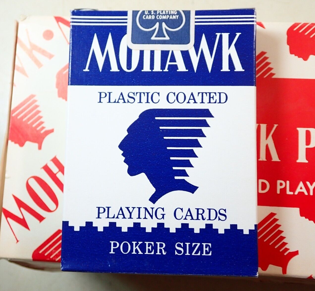 1 Blue Sealed Deck Vintage Mohawk Poker 2112 Size Playing Cards