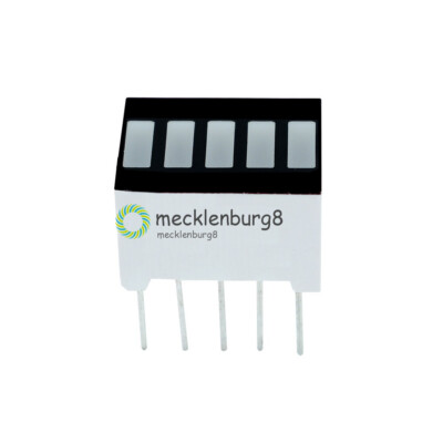 5PCS NEW 5 Segment Red Color 1 Digit Bar LED Display for arduino NEW