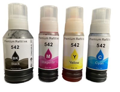 Compatible Refill Ink Bottle Replacement for T542 Epson ET-5150 ET-5800