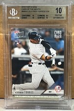 2018 TOPPS NOW #M-MAY GLEYBER TORRES BGS 10 PRISTINE YANKEES ROOKIE Card Month. rookie card picture