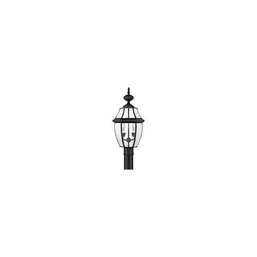 Quoizel NY9042K 2-Light Newbury Outdoor Lantern in Mystic Black - Picture 3 of 9