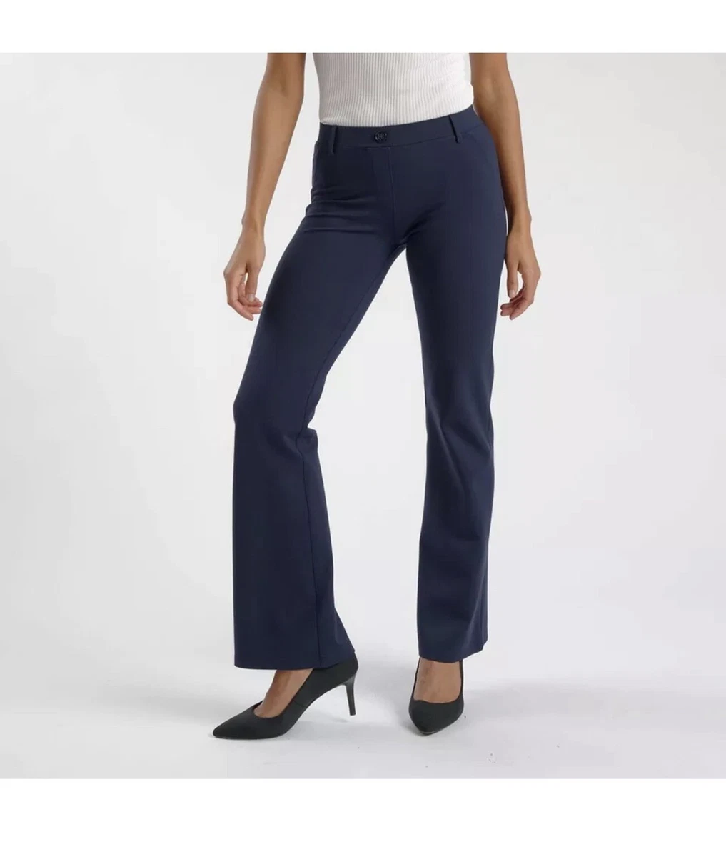 Betabrand boot cut dress pant yoga pants Navy blue size womens