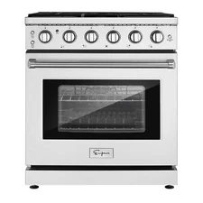 Empava 30-inch 4.5 cu. ft. Slide-In Single Oven Gas Range with 5 Burners