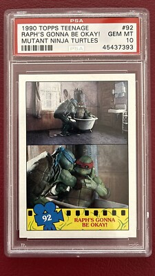 T*M様 Ralph ラルフ PSA 10 1990 Topps TMNT Movie Ralph's Gonna be Okay! #92 POP 1💫 | eBay