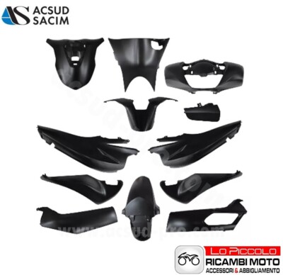 Honda Ricambi Moto Yamaha Set Fairings 13 Pieces Matte Black Type