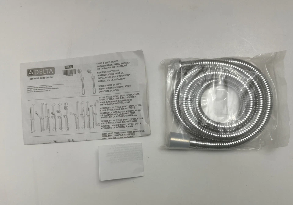 Delta 57051 Dryden Barra Deslizante Montaje en Pared Ducha de Mano en Cromo Foto 4 de 4