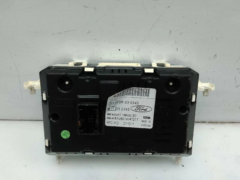 Ba6t18b955ed multifunction screen for FORD FIESTA (CB1)(2008- ) 1.4 1127559 - image 2 of 4