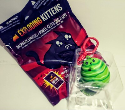 Exploding Kittens Cattermelon Backpack Hanger +Bonus Card New