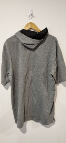 NBL Hoody Jumper Size 3XL Grey Short Sleeve Pullover Lightweight Cotton - Picture 4 of 6