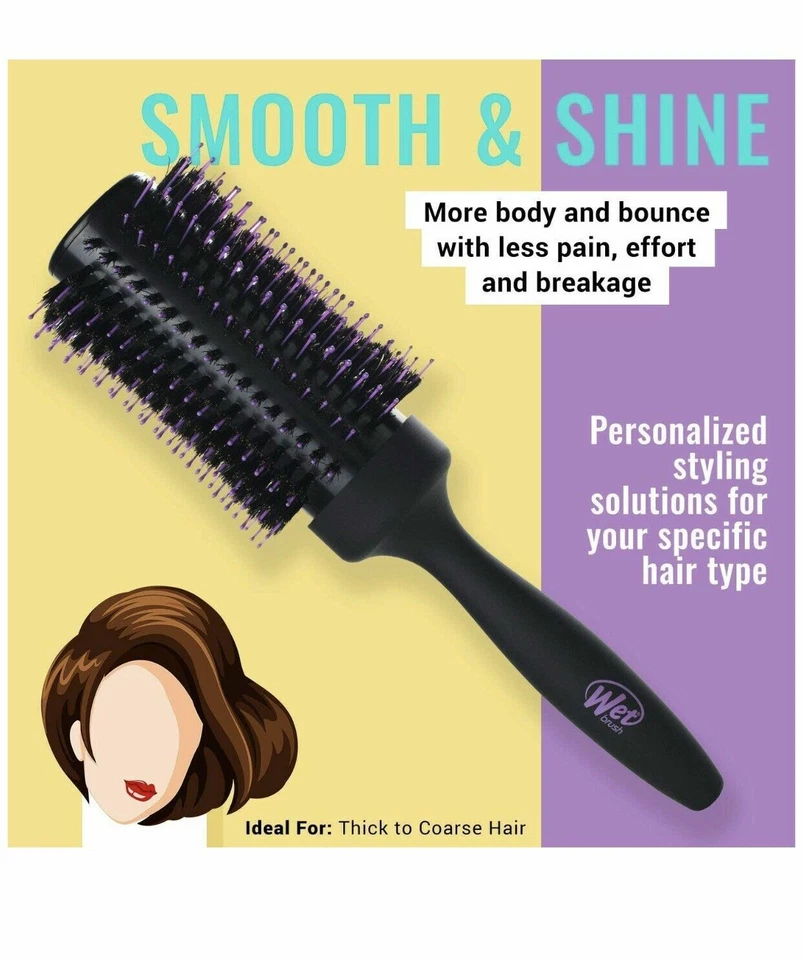  3 PACK Wet Brush Smooth & Shine Round Brush for Thick & Coarse Hair - Image 4 of 4