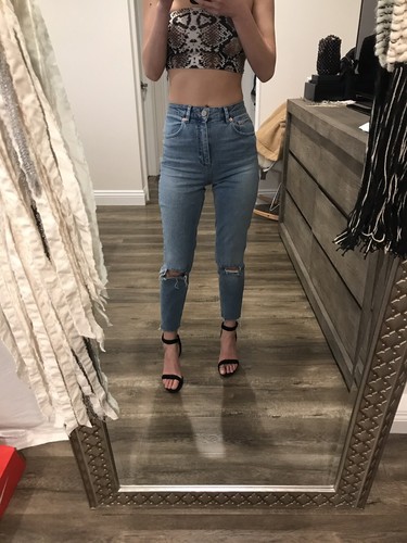 ASOS Farleigh High Waisted Slim Mom 