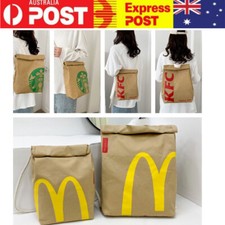 Realistic McDonalds Backpack/Messenger Side Bag - Fast Food Gift Gag Funny Bag