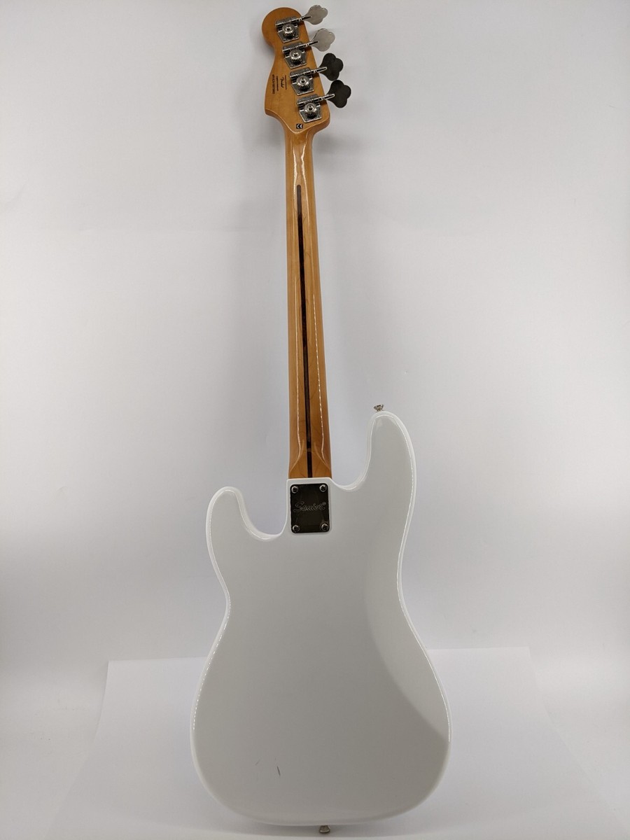 Squier Precision Bass 4-String Electric Guitar - White | eBay