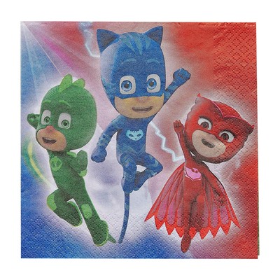 PJ Masks Lunch Napkins 16-Piece Kids Party Decorations DesignWare
