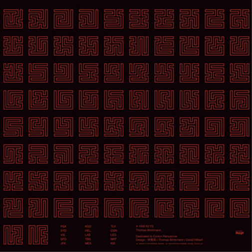 Thomas Brinkmann A 1000 Keys (Vinyl LP) 12" Album
