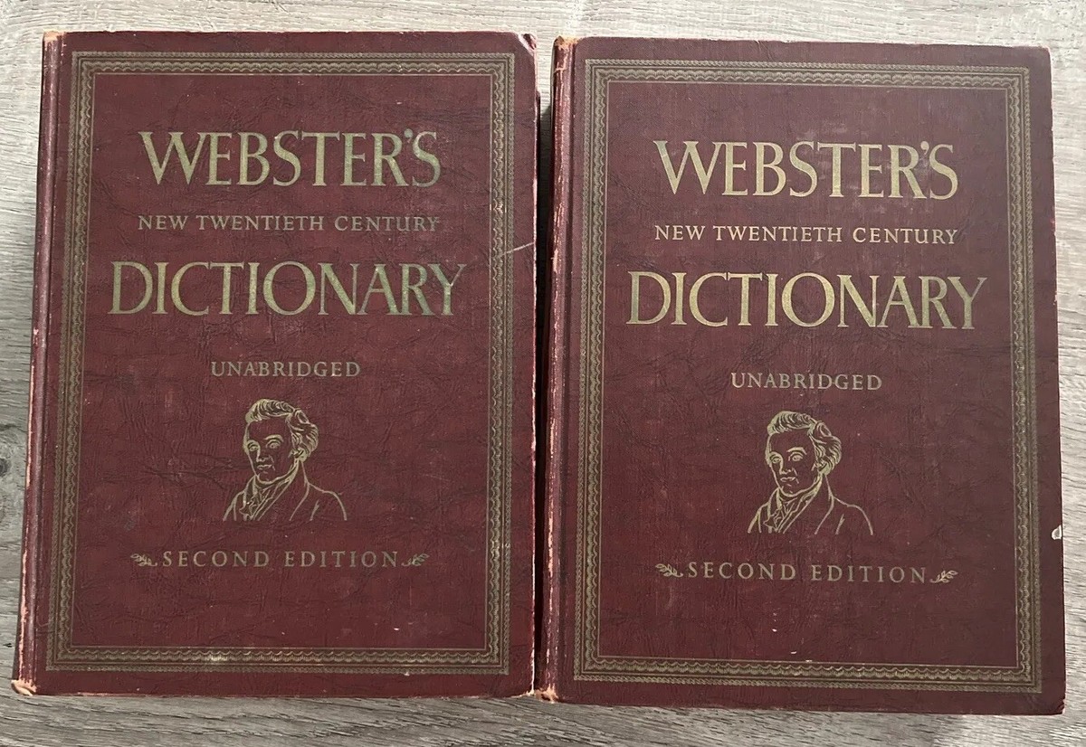 2 Webster's New Twentieth Century Dictionary Unabridged