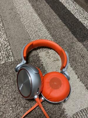 【美品】SONYEXTRA BASS ヘッドホン MDR-XB610 Sony MDR-XB610 EXTRA BASS 40mm Driver Headphones Orange