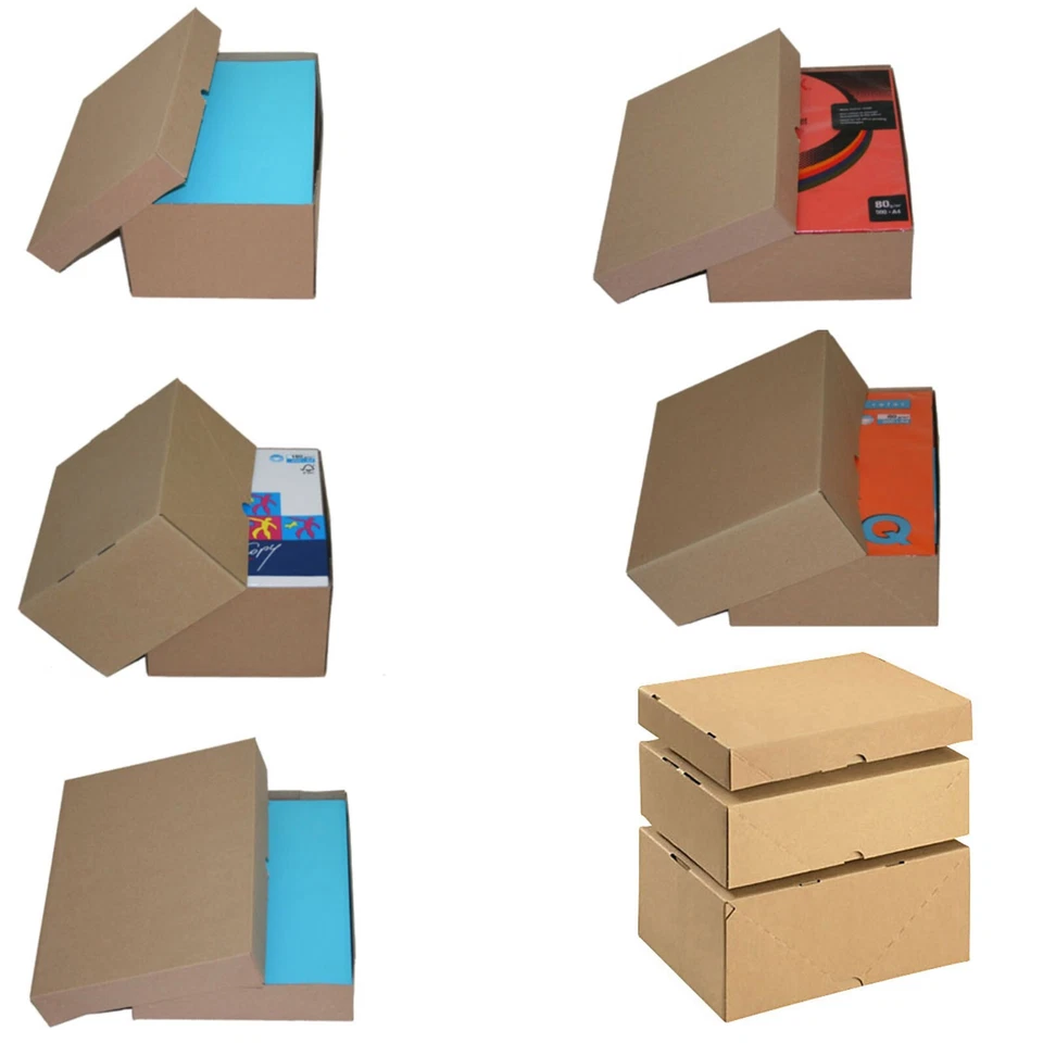 Schnellfaltkarton Versandkarton Deckel Box A4 Druckerei Werbeagentur Flyer - Bild 1 von 1