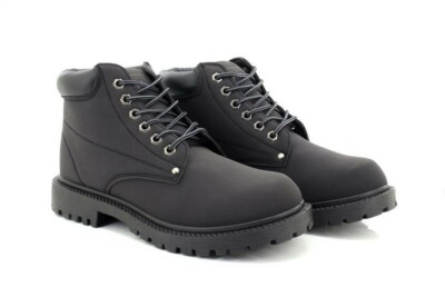 Herren DEK M683 Nubukimitat gepolsterter Kragen Stiefel 