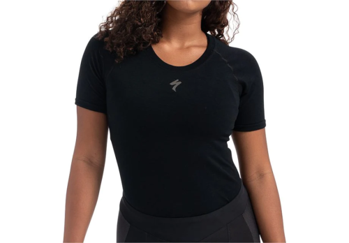 Specialized Women's Merino Seamless Short Sleeve Base Layer Black Medium - Picture 1 of 4