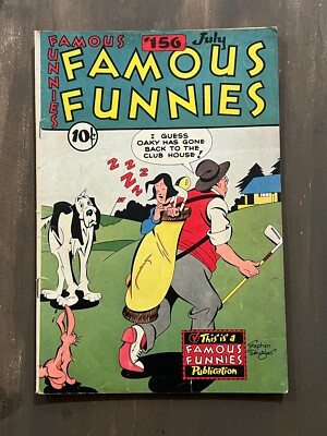   Famous Funnies # 156 1947 Buck Rogers Scarlett O'Neil Golden Age 10¢  