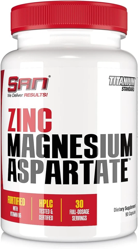 Nutrición Zinc Magnesio Aspartato - Complejo Mineral Esencial para Apoyar el Sueño Foto 2 de 4