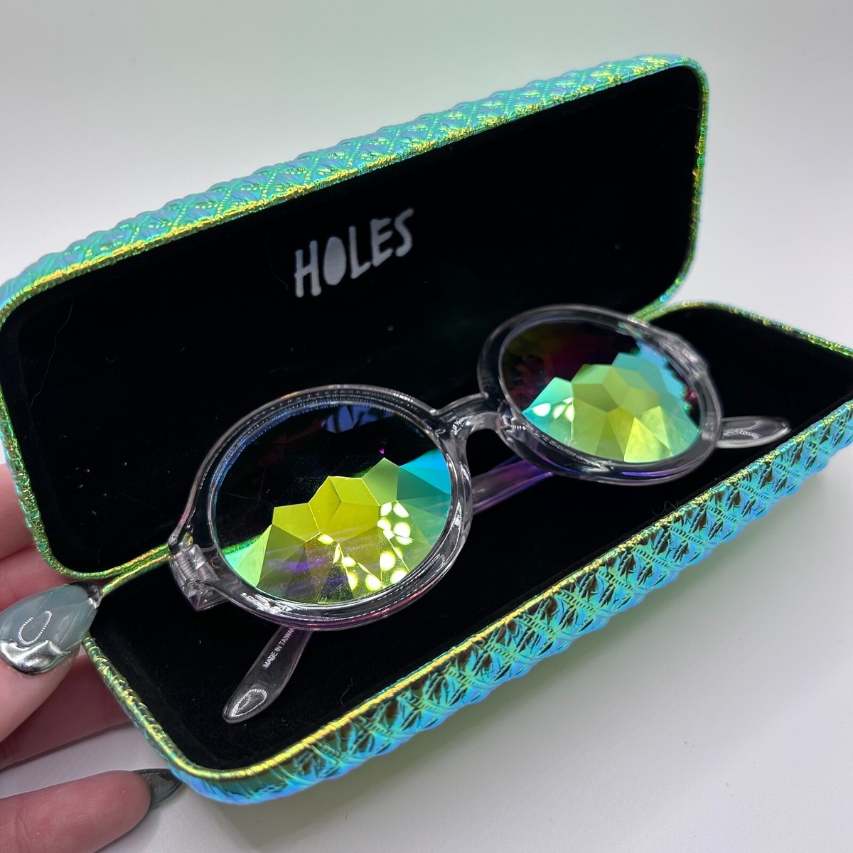 h0les Kaleidoscope Sunglasses with Original Case
