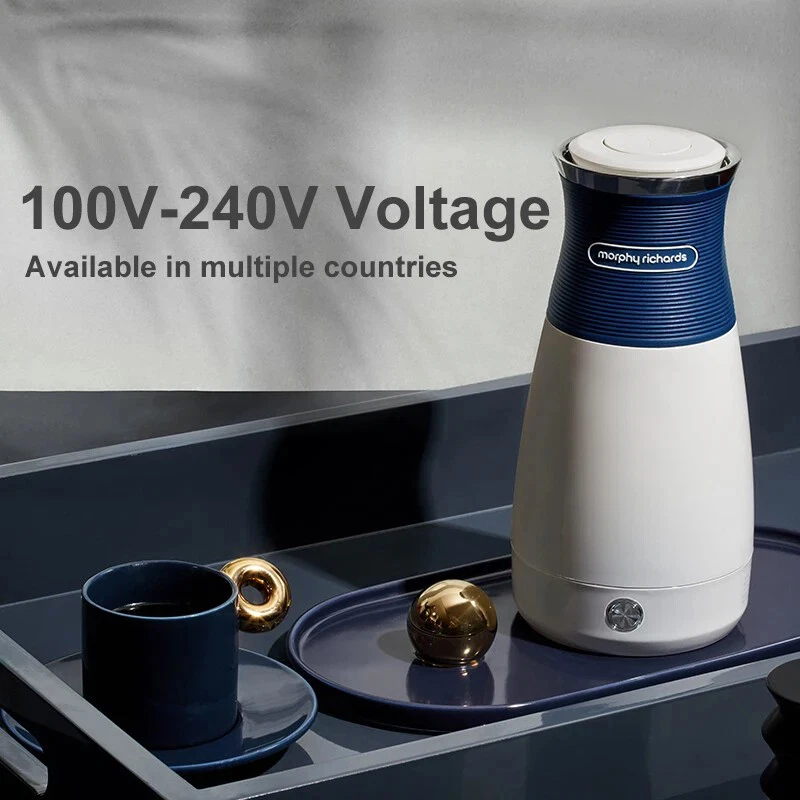 Hervidor eléctrico portátil Morphy Richards 400 ml acero inoxidable cocina de viaje AU Foto 3 de 4