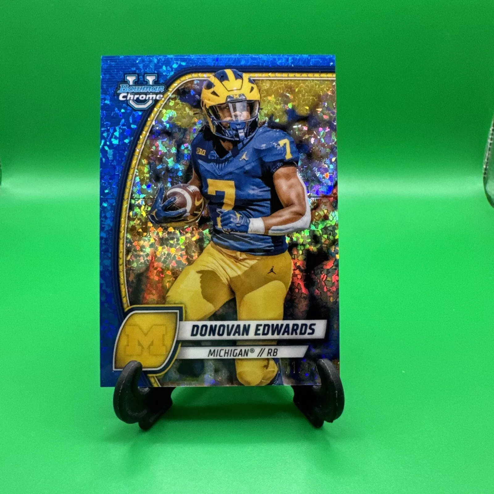 Donovan Edwards trading card