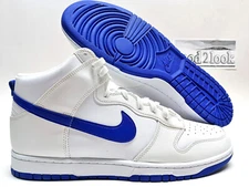 NIKE DUNK HI RETRO WHITE/CONCORD-SUMMIT WHITE SIZE MEN'S 15 [DV0828-101]