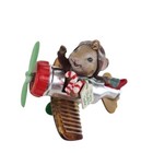 🚨 Enesco Treasury 831921 Ornament Christmas Fills The Air Plane Teacher Series