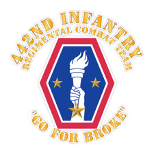 442nd Infantry Regimental Combat Team Bumper Sticker Military Vinyl Decal 5 442nd Infantry Regimental Combat Team Bumper Sticker Military Vinyl Decal 5
